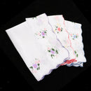 3x 100% Cotton Handkerchiefs