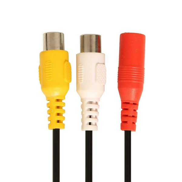 4Pin Aviation Head Male to 2RCA Female DC Female Extension Cable Adapter #gib