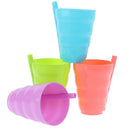 2 x Children Sip a Cup Tumblers with Built in Straw Plastic Sippy Cup