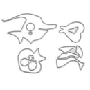 7pcs Fish DIY Embossing Metal Cutting Dies Stencils for Scrapbooking Mold