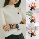 Enamel Alloy Santa Claus Rabbit Brooch Pins Christmas Gift Women Decor Jewelr FT