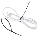 500Pcs 2.8*200mm Nylon Plastic Zip Trim Wrap Cable Loop Ties Wire Self L Kw