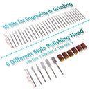 54Pcs Electric Micro Engraver Pen Mini Grinder Set DIY Engraving Tools Kit Metal