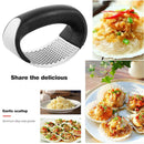 Stainless Steel Garlic Press Cutter Ginger Slicer Kitchen Vegetable Grinder