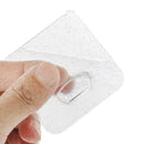 6CM*6CM Anti-skid Hooks Reusable Strong Sticky Traceless B X4H1 Transp Hook P3T0