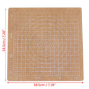 Square Acrylic Transparent Stamp Pressure Clay Mud Ultra-light Clay Plate T Kw
