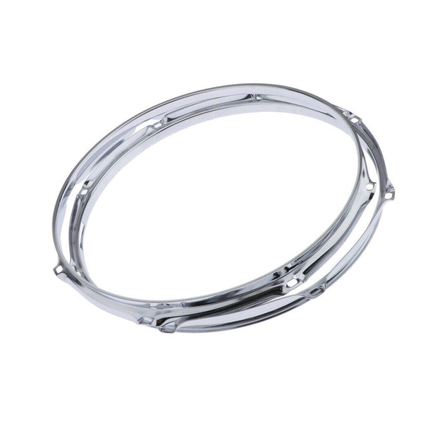Heavy Duty 13 Inch 8 Lug Snare Drum Hoop Rim Batter Hoop 1.2Mm (Pack of 2)