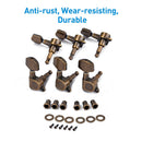 Pack of 6 Alloy Guitars String Tuning Pegs Keys Replacement DIY Red Bronze