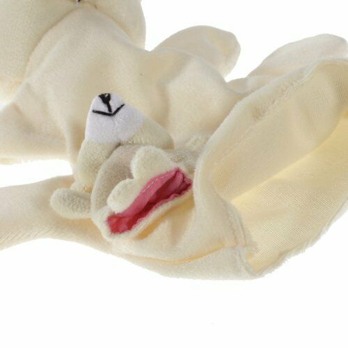 Beige Bear Hand Puppet Finger Puppets E2Q3