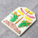 Dragonfly Grass Cake Border Decoration Silicone Mold O9B1 Fondant Cake Deco D2Z3