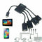 4 Port Micro USB Power Charging OTG Hub Cable For Android Tablet