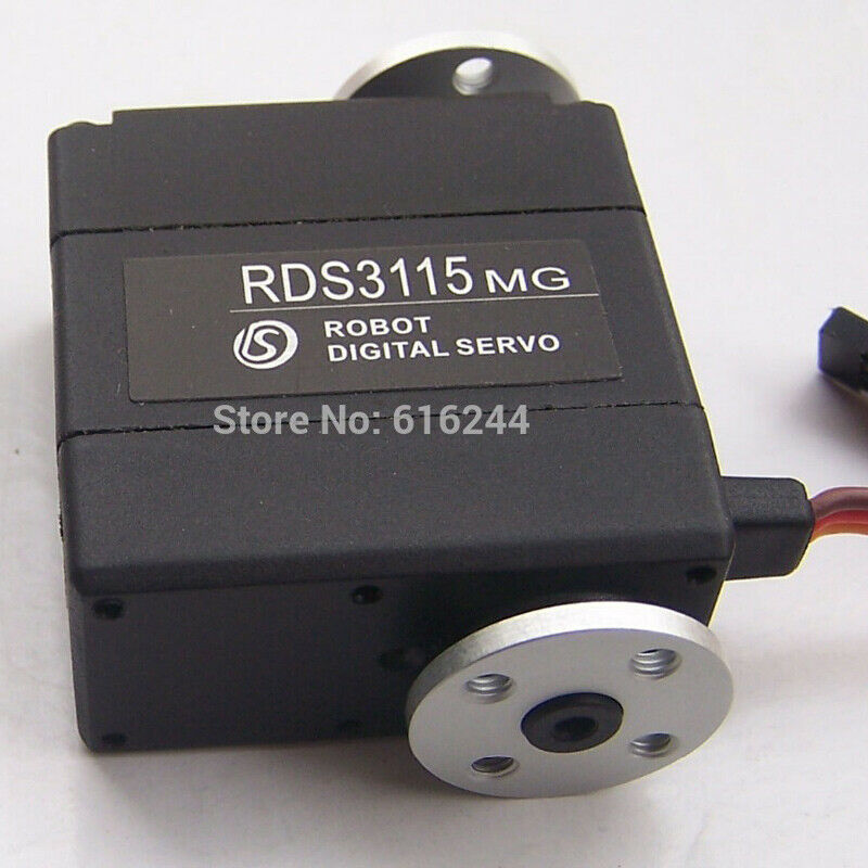 Dual Ball Bearing Quiet RDS3115MG Digital Torque Servo Metal Gear for RC Robot