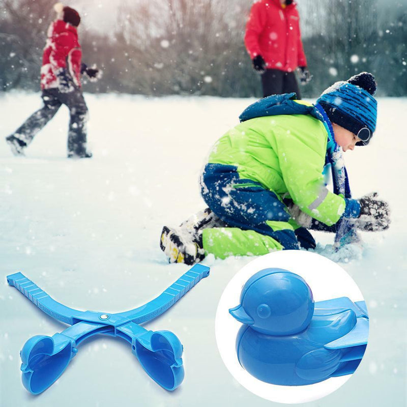 Cartoon Duck Snowball Maker Clip Kids Winter Outdoor Sports Snow Sand Mold Toys