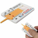 1xTyre Tread Depth Gauge Caliper Car Motorcycle Trailer Wheel Measure Acc D M3D9
