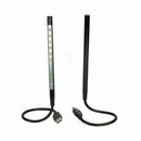For Laptop PC Mini 10 LED USB Light Flexible Metal LED Lamp Book Reading_Li N1I9