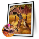5D DIY Diamond Painting Animal Boy Full Drill Picture Cross Stitch (T379)