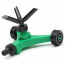 Three-fork Rotary Sprinkler With Wheels Watering Kits Tri-outlet Automatic