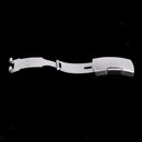 Stainless Steel Fold Over Deployment Clasp Buckle For 22mm MENS Watch Band Strap