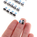10PCS 7 x 7mm PCB Tact Tactile Push Button Switch Self Lock 6 Pin DIP Ew