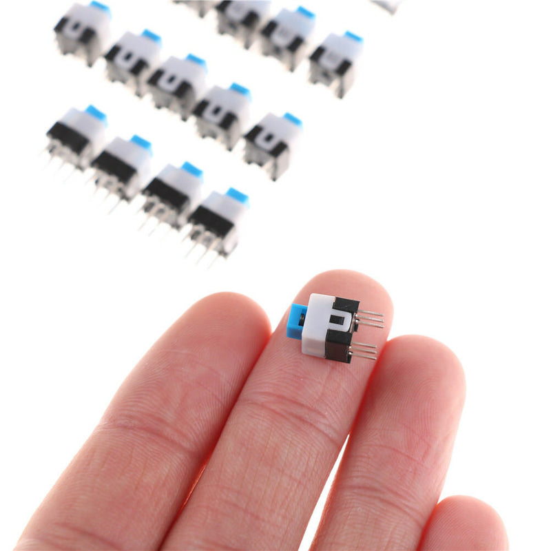 10PCS 7 x 7mm PCB Tact Tactile Push Button Switch Self Lock 6 Pin DIP Ew