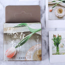 46Pcs Tulip Stationery Stickers Pack Posted Planner Scrapbooking Memo Stick BX