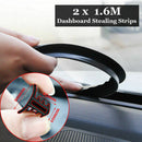 2X kit Car Push Seal Strip Dashboard Windshield Engine Noise Insulation U LRU