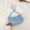 Women Casual Handbag Simple Nylon Daily Female Totes Shoulder Bags (Blue)
