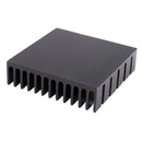 4 Pieces Black Aluminum Heat Sink Cooling Fin Cooler 40mmx40mmx11mm U7W2