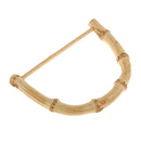 12.5cm Bamboo Handbag Handle Holder Replacement for DIY Bag Purse Handbag Making