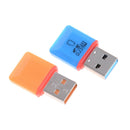 2Pcs USB 2.0 Mini  HC TF Flash Memory Card Reader Mini Adapter For Laptop LJ