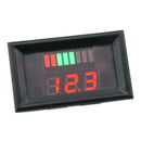12-60V Lead Acid Battery Capacity LED Indicator Digital Voltmeter Tester hv2n