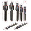 7Pcs M3-M12 Counterbore Milling Cutter High Speed Steel Pilot Slotting Tool