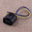 3-pin 1J0973703 Camshaft Cam Sensor Pigtail Plug Connector Fit For AUDI VW