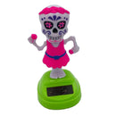 Halloween Car Solar Powered Ornament For Car Office Desk Decor Ornament