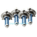 H4 12V Car Safety Halogen Light Bulb Headlight Lamp Blue Plated Waterproof