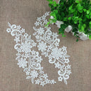 White Venise Lace Trims Motif Patch Guipure For Kleid Sewing Applique Craft