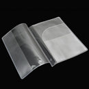 2x Transparent Plastic Travel Passport Case Holder Protect Cover ID Card  VWW