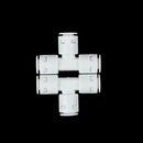2x 1/4" 3-way Union Tee Tube Quick Connect Push Fit RO Water Re JR