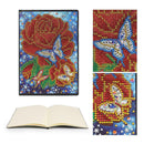 DIY Flower Special Shaped Diamond Painting 50 Pages A5 Notebook Sketchbook