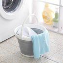Outdoor Folding Collapsible Silicone Bucket Camping Fishing Travel Car Barr