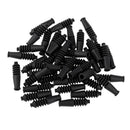 40Pcs Bicycle Brake Cable End Caps Crimps Wire Rubber Cover Gear Bike Parts