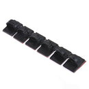 20X Cable Clips Self Adhesive Cord Management Black Wire Holder Organizer Clamp