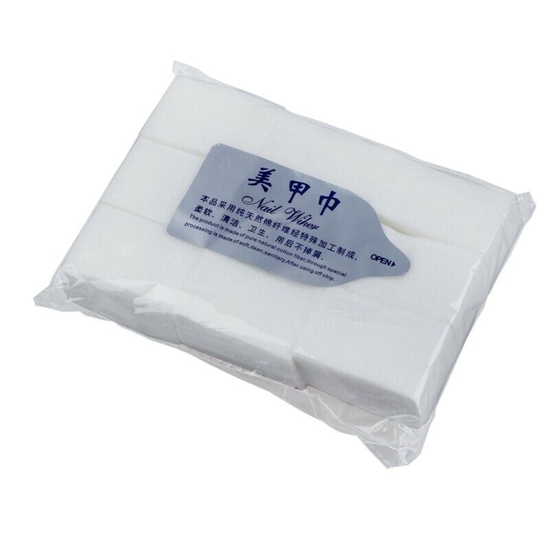 900X Lint Free Nail Art Wipes Acrylic Gel Tips Remover P6R2