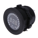 LED 12V Car Boat Motorcycle Digital Voltmeter Voltage Meter Battery Gauge A