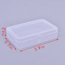 Transparent Plastic Boxes Playing Cards Container PP Storage Case Poker Card Box