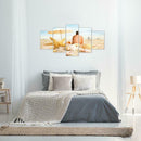 5pcs 5D DIY Full Drill Diamond Painting Beach Cross Stitch Mosaic Craft Kit