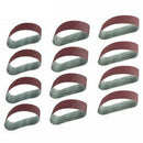 12Pcs/Set Grinding Sanding Belts 40/80/120 Grit Aluminum Oxide 533 X 75Mm f
