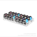 Acrylic Makeup Organizer, 16 Space Compact Palette Display Holder for Women
