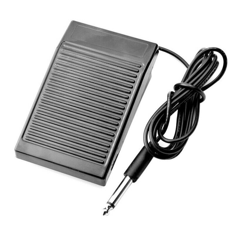 Black Non-Slip Tattoo Foot Pedal Gun Machine Power Supply Foot Switch Control