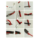 Stainless Steel Slingshot Rubber Band Insert Tied Assistant Helper Tools BL JC!j
